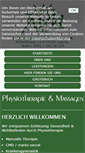 Mobile Screenshot of physiotherapie-erholung.de